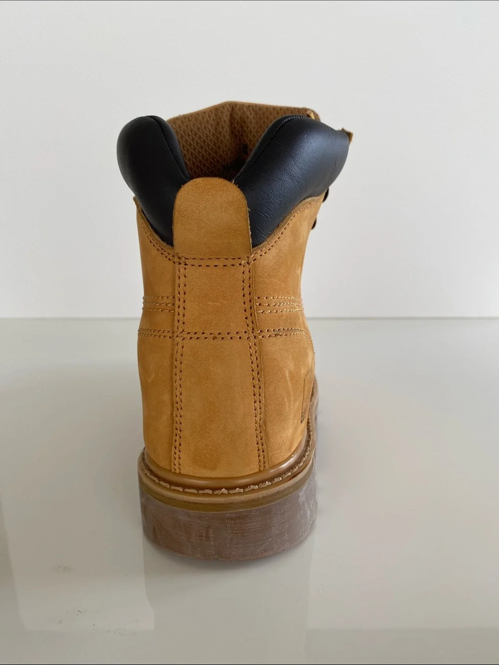 Vintage Y2K Rare Ben Davis Work Boots Tan Suede